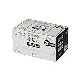 ナカバヤシ パッケージ付箋 25mm幅 20冊パック イエロー FSP7525-20Y