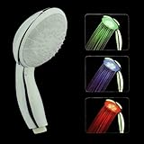 レインボーフラッシュ LEDシャワーヘッド 七彩LEDシャワーヘッド