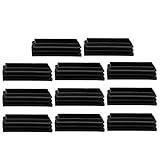 uxcell チューブインサート 30 x 70mm プラスチック製 長方形 リブ付き チューブインサート エンド カバー キャップ 家具 脚 フロアプロテクター 11個入り