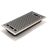 Accord AMFRSNMA410 Manhattan Floor Register, 4-Inch x 10-Inch(Duct Opening Measurements), Satin Nick