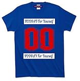 HOORAY(フーレイ) ダンス 衣装 ヒップホップ ナンバー ロゴTシャツ 160 ブルー