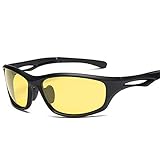 Quzama-JS 偏光サングラス レンズ 運転用 スポーツ 超軽量 クリア UV400 紫外線をカット メンズ 釣り 野球 ゴルフ 自転車 (H04)