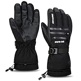 Yobenki 防寒グローブ スキーグローブ 3M中綿 厚手 アウトドア 雪遊び 防水 手袋 スキー サイクリンググローブ 保温防寒 調整で