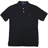 (ポロ ラルフローレン) Polo Ralph Lauren ボーイズ ポロシャツ メンズ 男性 ポニー コットン トップス 半袖 シンプル ベーシック (001(POLO BLACK), L(14-16)) [並行輸入品]