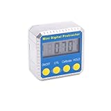 デジタル角度計　レベルBOX　青　水平器　角度計　傾斜計　水準器　レベルメーター　強力マグネット付