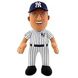 MLB新しいYork Yankees Derek JeterホームジャージーCommemorative Retirement Plush人形、ピンストライプ、10-inch