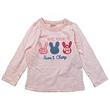 《春秋対応》 CHILD CHAMP(チャイルド チャンプ) スラブ天竺3匹ウサギ長袖Tシャツ 130cm/P NO.C-86181104