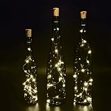 leizeng 80 cm 8 LEDワインボトルコルクShaped Lightnight文字列フェアリーライトランプホームインテリアクリスマスパーティー