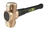 Wilton 90616 6-poundヘッド、16 b.a.s.h真鍮ハンマー安全プレート固定ヘッドをハンドル