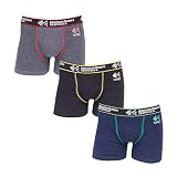 [ケイパ] 【Kaepa】 ボクサーパンツ 前開き 3枚セット メンズ パンツ 下着 インナー M L LL 3L 4L 5L (無地3枚セット, 3L)