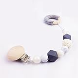 Mamimami Home　噛がため 木製 ママ看護用 ペンダント ベビーおしゃぶり シリコーン 噛むおもちゃ　1個