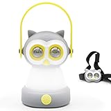 LEDランタンフクロウキャンプランタン＆ヘッドランプ高輝度折りたたみ式ポータブルテントライト懐中電灯屋外登山ナイトフィッシングハイキングクリ