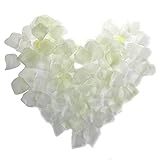 NSSTARシルクローズ花びらウェディングイベントと紙吹雪ブライダルパーティーフラワーガール装飾用(ベージュ, 500枚入り)