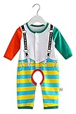 ベビースーツ服ロングスリーブコットンのベビークロールスポーツオープンフォークコットンH