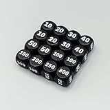 CRAFT CROWN/カウントダイス 木製タイプ 黒/ポケカ対応 / 2つのダイスを組み合わせてカウント