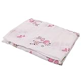 【ノーブランド品】モスリン　綿　毛布　新生児　ベビー　ブランケット　バスタオル　おくるみ　毛布　ラップ　可愛い　暖かい　全6タイプ - 6