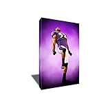 Raven 's Legend Icon Ray Lewis Painting Portraitアートワークonキャンバスアートプリント 8x12 inches
