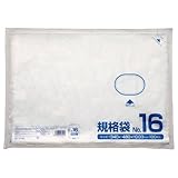クラフトマン:規格袋　16号　ヨコ340×タテ480×厚み0．03mm　HKT－088　1パック（100枚） 6167042