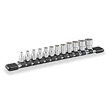 トネ(TONE) ソケットセット(6角・ホルダー付) HSB212 差込角6.35mm(1/4") インチ 内容12点