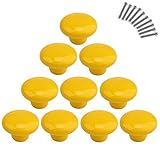 10pcsドレッサーノブ, YIFANキュート引き出しPuls for Kids ' Roomセラミックドアキャビネットハンドル YIFAN-003
