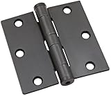 Stanleyハードウェアrpf179 3 – 1 / 2 " x 3 – 1 / 2 "標準重量ヒンジin Oil Rubbed Bronze