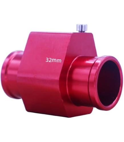 40mm Adapter Water Temp Temperature Joint Pipe Sensor Gauge Radiator Hose Silver - View #9