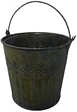 大橋新治商店 アンティーク調 ブリキ鉢カバー プランターカバー Tin pot レデリ ポット M 30-414