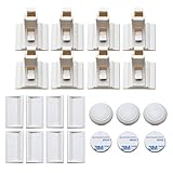 Amanadan 安全磁気キャビネットロック ベビーガード ドア磁気ロックシステム 8ロックと3磁気のキー 簡単なインストールのためにネジや穴あけの必要はありません