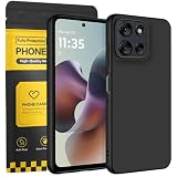Motorola Moto G66Y / G56 5G ケース ブラック 耐衝撃 落下防止 指紋防止 TPU 素材 耐衝撃 シンプル デザイン ストラップホール付 携帯便利 対応 モトローラ モト g66J / g56 5G ケース (ブラック)