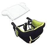 ヴィータ テーブルチェア＆専用トレイセット | ベビーチェア 椅子 折りたたみ テーブルチェア ユーロブラック(B984-SET-S3)