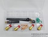 CHNsalescom 23個のTIG溶接スタッフィーガスレンズ＃10パイレックスカップキットWP-17/18/26