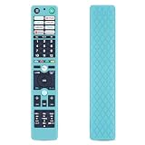 リモコンカバー for SONY ソニーブラビアテレビリモコン カバー BRAVIAテレビ専用 シリコンカバー RMF-TX441J RMF-TX431J対応【夜光ブルー】