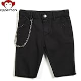 【APPAMAN】KIDS PUNK SHORTS【アパマン】 キッズ パンクショーツ ★Black 10(140)