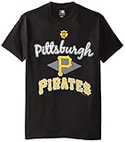 MLB Pittsburgh Piratesメンズ58t Tee、ブラック、スモール