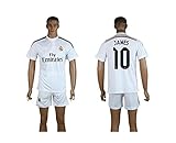 Real Madrid Away James # 10 Youth Soccer Jersey with ShortsサイズYL 10 – 8 y.o