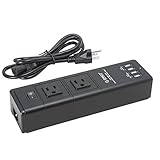 uxcell 電源タップ　6コンセント電源タップ　マルチコンセントの電源タップ　AC110-220V