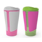 Born Free BPA-Free Grow with Me 10 oz. Big Kid Spoutless Cup, 2 Count, Girl [並行輸入品]