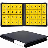 ANIXITECH 1280カードバインダー 20ポケット トレーディングカードアルバム スポーツカード TCG MTG コレクターカード サイドローディングポケット トレーディングカードバインダー ストレージカードコレクター