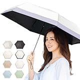 【極軽傘130ｇ・UVカット】日傘 折りたたみ傘 晴雨兼用 小型 折り畳み傘 完全遮光 折りたたみ バイカラー UPF50+ 紫外線遮断 遮