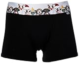 [アウトドアプロダクツ] アンダーウェア ブラック犬＆スノーマンゴムボクサーパンツ メンズ 犬