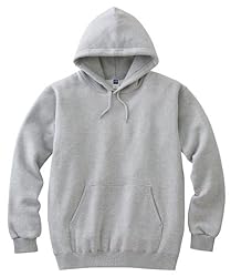 [ジェラン] スウエットパーカー 8.4オンス 裏毛 フーデット ライト パーカー [プルオーバー] 00216-MLH 杢グレー 日本 L (日本サイズL相当)