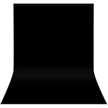 Amazon | Lightdow 撮影用背景布 黒 150cm×220cm 折りたたみ バック