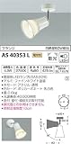 コイズミ照明 スケルトンスポットライト フランジ 白熱球60W相当 乳白色 AS40353L