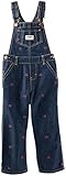 オシュコシュ OSHKOSH B'gosh オーバーオール 綿 デニム ネイビー 434G025 【並行輸入】 6M