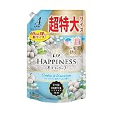 P&G レノア ハピネス 夢ふわタッチ 柔軟剤 ウォームコットン&すずらんの香り 詰め替え 超特大 1285ml【3個セット】