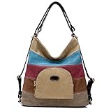 GSPStyle レディースバッグ ショルダーバッグ 2way エディターバッグ キャンバス トートバッグ 斜めがけ 肩掛け カバン マザーズバッグ ママバッグ 帆布 大容量 OL 社会人 ブラウン