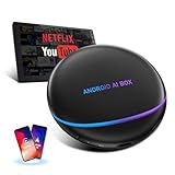 CarPlay AI BOX 【CARTISAN・技適認証済】 CarPlayワイヤレスアダプター カープレイドングル オーディオ一体型ナビ 8GBメモリ/128GBストレージ Android12 HDMI出力 Youtube Netflix Huluなど動画視聴可能 SIMカード対応 デュアルBluetooth 画面2分割表示 ワイヤレス Carplay/Android Auto対応