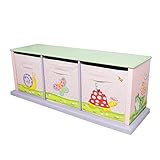 Fantasy Fields - Magic Garden Thematic 3 Drawer Cubby | Imagination Inspiring?Hand Crafted & Hand Pa