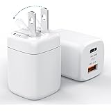 【2023新版】PD充電器 20W iPhone14対応 2ポートType-c 急速充電器 USB-C＆USB -A/PD対応【PSE認証済】超コンパクトサイズ 超小型 ACアダプター 軽量 スマホ充電器 iphone 14/14 pro/14 pl