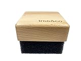 wood food 家具用ワックス用ワックスアプリケーター (1, 抗菌スポンジ) (1, 角型抗菌スポンジ)